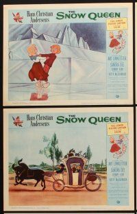 5c599 SNOW QUEEN 6 LCs '60 Atamanov's Snezhnaya Koroleva, Russian, cool fantasy cartoon images!