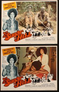 5c604 SUGAR HILL 6 LCs '74 artwork of sexy Marki Bey and her wild black zombie hit men!