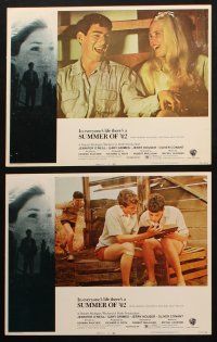 5c605 SUMMER OF '42 6 LCs '71 cool images of Gary Grimes, Jerry Houser, sexy Jennifer O'Neill!