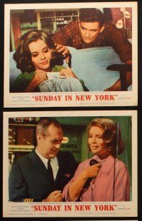 5c607 SUNDAY IN NEW YORK 6 LCs '64 Rod Taylor & sexy Jane Fonda, Cliff Robertson, Jo Morrow!