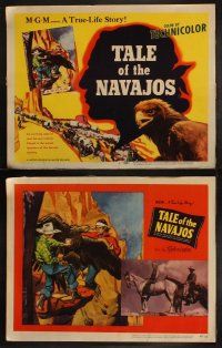 5c355 TALE OF THE NAVAJOS 8 LCs '48 cowboy western, Native American & animal artwork & images!