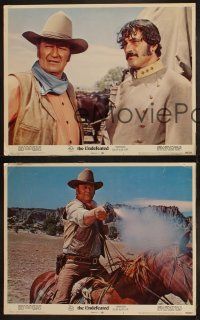 5c854 UNDEFEATED 3 LCs '69 cowboy western images of Yankee John Wayne & Rock Hudson!