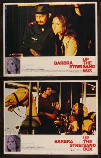 5c402 UP THE SANDBOX 8 LCs '73 images of Barbra Streisand with strange creepy border art!