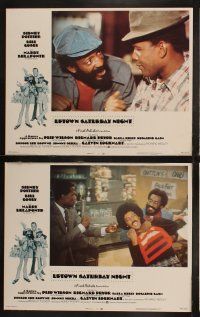 5c403 UPTOWN SATURDAY NIGHT 8 LCs '74 Sidney Poitier, Bill Cosby, Harry Belafonte, Calvin Lockhart!
