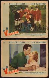 5c855 VIRGINIA 3 LCs '41 Sterling Hayden, Fred MacMurray, gorgeous Madeleine Carroll!
