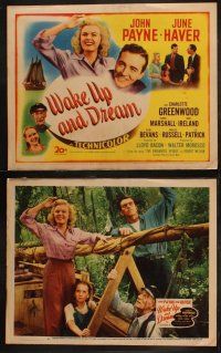 5c407 WAKE UP & DREAM 8 LCs '46 great images of sexiest June Haver & John Payne!