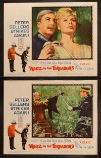 5c523 WALTZ OF THE TOREADORS 7 LCs '62 wacky border image of Peter Sellers pinching maid, Robin!