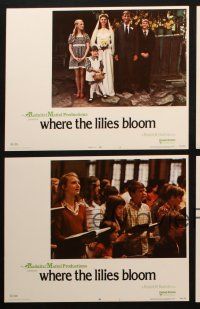 5c694 WHERE THE LILIES BLOOM 5 LCs '74 Harry Dean Stanton, pretty Julie Gholson, Sudie Bond!