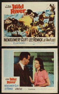 5c426 WILD RIVER 8 LCs '60 cool images of Montgomery Clift & Lee Remick, directed by Elia Kazan!