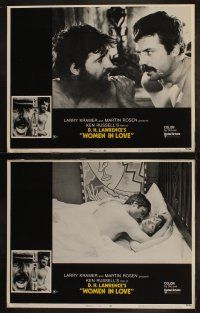 5c530 WOMEN IN LOVE 7 LCs '70 Ken Russell, D.H. Lawrence, Bates, Oliver Reed, Glenda Jackson!