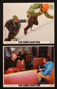 5d243 EIGER SANCTION 2 8x10 mini LCs '75 Clint Eastwood in mountain climber gear, George Kennedy!