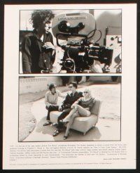 5d575 ED WOOD 6 8x10 stills '94 Tim Burton candid, Johnny Depp as the worst director ever, Landau!