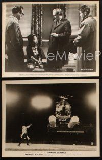 5d791 EXPERIMENT IN TERROR 3 8x10 stills '62 Glenn Ford, Anita Loo, Blake Edwards, cool helicopter!