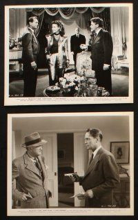 5d443 I LOVE TROUBLE 8 8x10 stills '47 great images of Franchot Tone & sexiest Janet Blair!