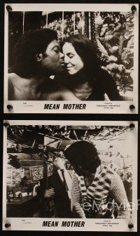 5d733 MEAN MOTHER 4 8x10 stills '74 super cool & wild, smashing the man & the mob for his women!
