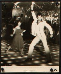5d611 SATURDAY NIGHT FEVER 6 8x10 stills '77 multiple images of slick disco dancer John Travolta!