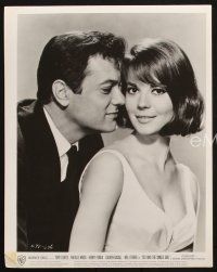 5d969 SEX & THE SINGLE GIRL 2 8x10 stills '65 great images of Tony Curtis & sexiest Natalie Wood!