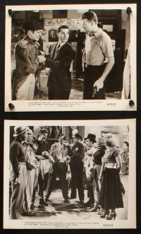 5d385 SIDESHOW 10 8x10 stills '50 T-man Don McGuire goes undercover & busts jewel smugglers!