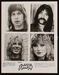 5d761 THIS IS SPINAL TAP 4 8x10 stills '84 Rob Reiner rock & roll cult classic, great band portrait