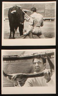 5d620 TORERO 6 8x10 stills '57 images of most famous matador Luis Procuna at work!