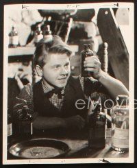 5d861 YOUNG TOM EDISON 3 8x10 stills '46 images of inventor Mickey Rooney, one by C.S. Bull!