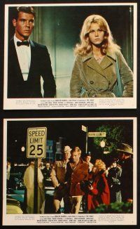 5d136 CHASE 6 color 8x10 stills '66 Marlon Brando, Jane Fonda, Robert Redford, Arthur Penn