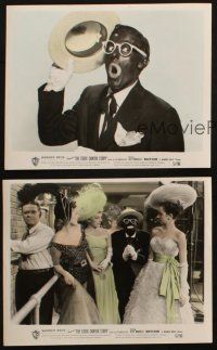 5d212 EDDIE CANTOR STORY 3 color 8x10 stills '53 Keefe Brasselle in title role in blackface!
