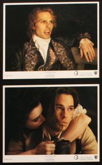 5d062 INTERVIEW WITH THE VAMPIRE 8 color 8x10 stills '94 Tom Cruise, Brad Pitt, Kirsten Dunst, Rice