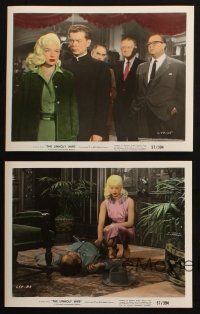 5d168 UNHOLY WIFE 5 color 8x10 stills '57 half-devil half-angel bad girl Diana Dors, Rod Steiger!