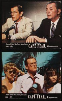 5d209 CAPE FEAR 3 color English FOH LCs '91 De Niro, Nolte, Lange, Lewis, Peck and Mitchum!