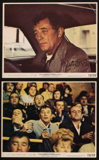 5d214 FRIENDS OF EDDIE COYLE 3 8x10 mini LCs '73 cool images of Robert Mitchum with Peter Boyle!