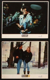 5d071 LOCK UP 8 8x10 mini LCs '89 Sylvester Stallone in prison, Donald Sutherland!