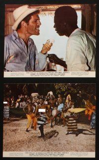 5d132 SOUTHERN STAR 7 color 8x10 stills '69 George Segal, Orson Welles, African safari comedy!