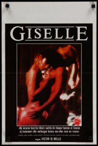 5e372 GISELLE Belgian '81 sexy image of naked Alba Valeria in title role w/other woman!