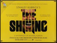 5e830 SHINING advance British quad R12 King & Kubrick horror, crazy Jack Nicholson!