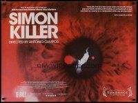 5e831 SIMON KILLER British quad '12 Brady Corbet, Mati Diop, Ronchi, super close-up of eye!