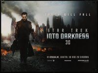 5e835 STAR TREK INTO DARKNESS will fall teaser DS British quad '13 rubble & Benedict Cumberbatch!