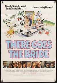 5e748 THERE GOES THE BRIDE English 1sh '80 Tom Smothers, Twiggy, Martin Balsam, Sylvia Sims!