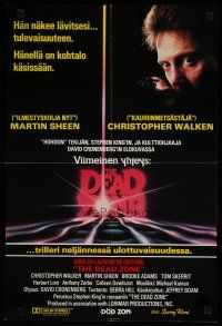 5e005 DEAD ZONE Finnish '83 David Cronenberg, Stephen King, he has the power to see the future!