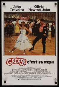 5e502 GREASE French 15x21 '78 John Travolta & Olivia Newton-John in a most classic musical!
