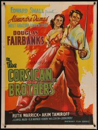 5e010 CORSICAN BROTHERS Indian R60s Douglas Fairbanks Jr. in a dual role as twins, Ruth Warrick!