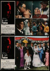 5e178 GODFATHER set of 4 Italian photobustas '72 Coppola directed, Marlon Brando & Al Pacino!