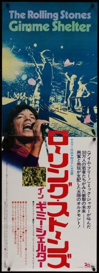 5e193 GIMME SHELTER Japanese 2p '71 Rolling Stones, out of control rock & roll concert!