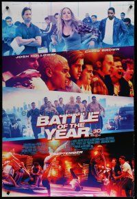 5f091 BATTLE OF THE YEAR advance DS 1sh '13 Josh Holloway, Laz Alonso & Chris Brown as Rooster!