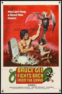 5f135 BRUCE LEE FIGHTS BACK FROM THE GRAVE 1sh '78 you can't keep a good man down!