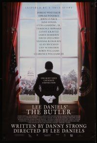 5f143 BUTLER advance DS 1sh '13 cool image of Forest Whitaker in title role by window!