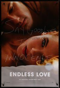5f278 ENDLESS LOVE teaser DS 1sh '14 Alex Pettyfer, Gabriella Wilde, say goodbye to innocence!