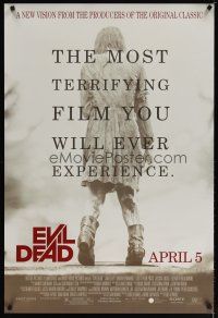 5f282 EVIL DEAD advance DS 1sh '13 a new vision from the producers of the original classic!