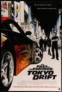 5f292 FAST & THE FURIOUS: TOKYO DRIFT DS 1sh '06 Lucas Black, Zachery Ty Bryan!