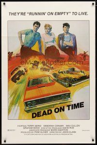 5f294 FAST LANE FEVER int'l 1sh '84 Terry Serio, cool racing artwork, Dead On Time!
